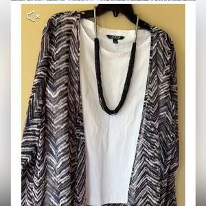 New Directions Woman, Sheer Jacket - Size 2X